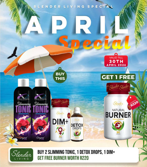 Picture of 2 Tonics + 1 Dim + 1 Detox + 1 Free Fat Burner - April Special 3